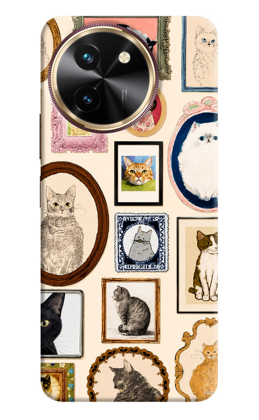 Mirror Cats Vivo T3x Hard Case Back Cover by Casekaro