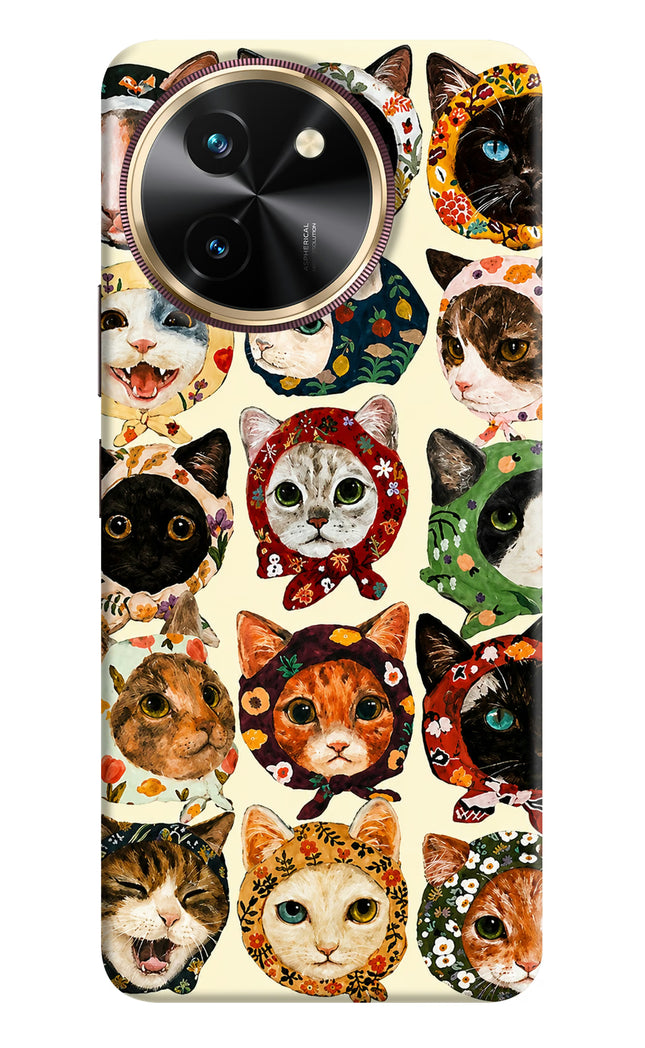 Cool Cat Vivo T3x Hard Case Back Cover by Casekaro
