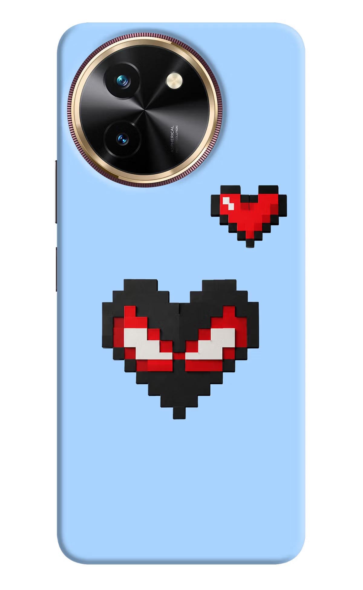 Peter Heart Vivo T3x Back Cover