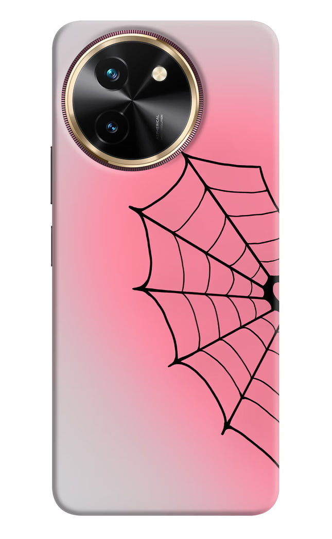 Pink Web Vivo T3x Hard Case Back Cover by Casekaro