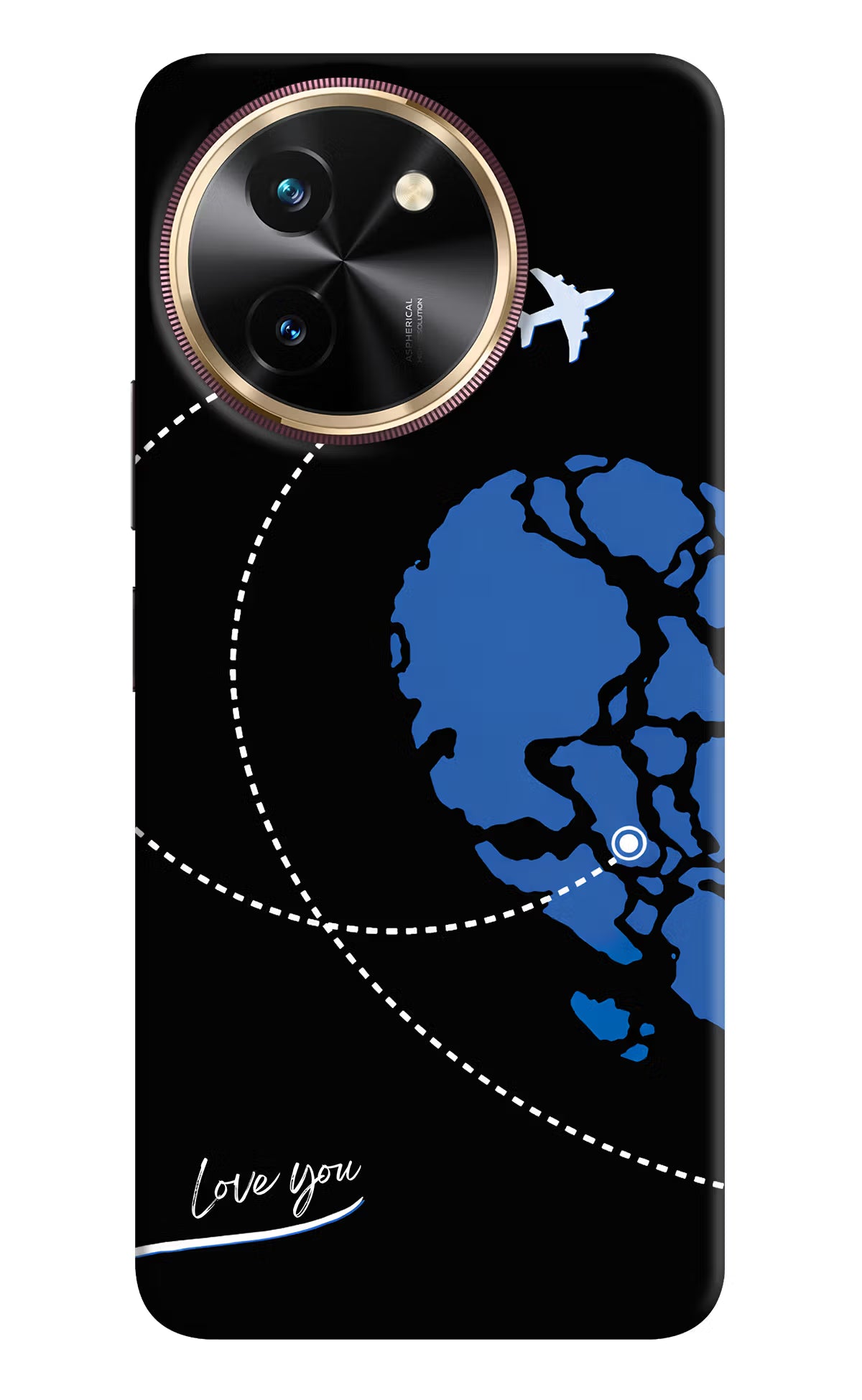 Love Orbit Vivo T3x Back Cover