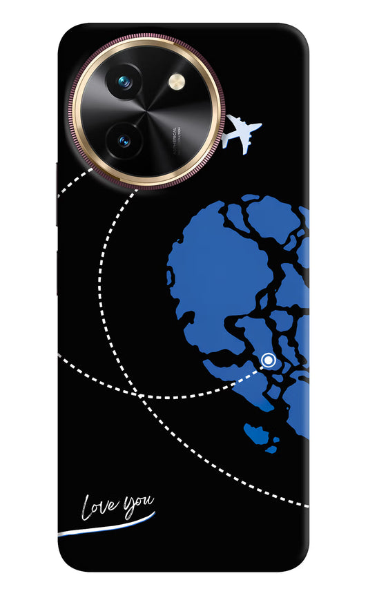 Love Orbit Vivo T3x Hard Case Back Cover by Casekaro