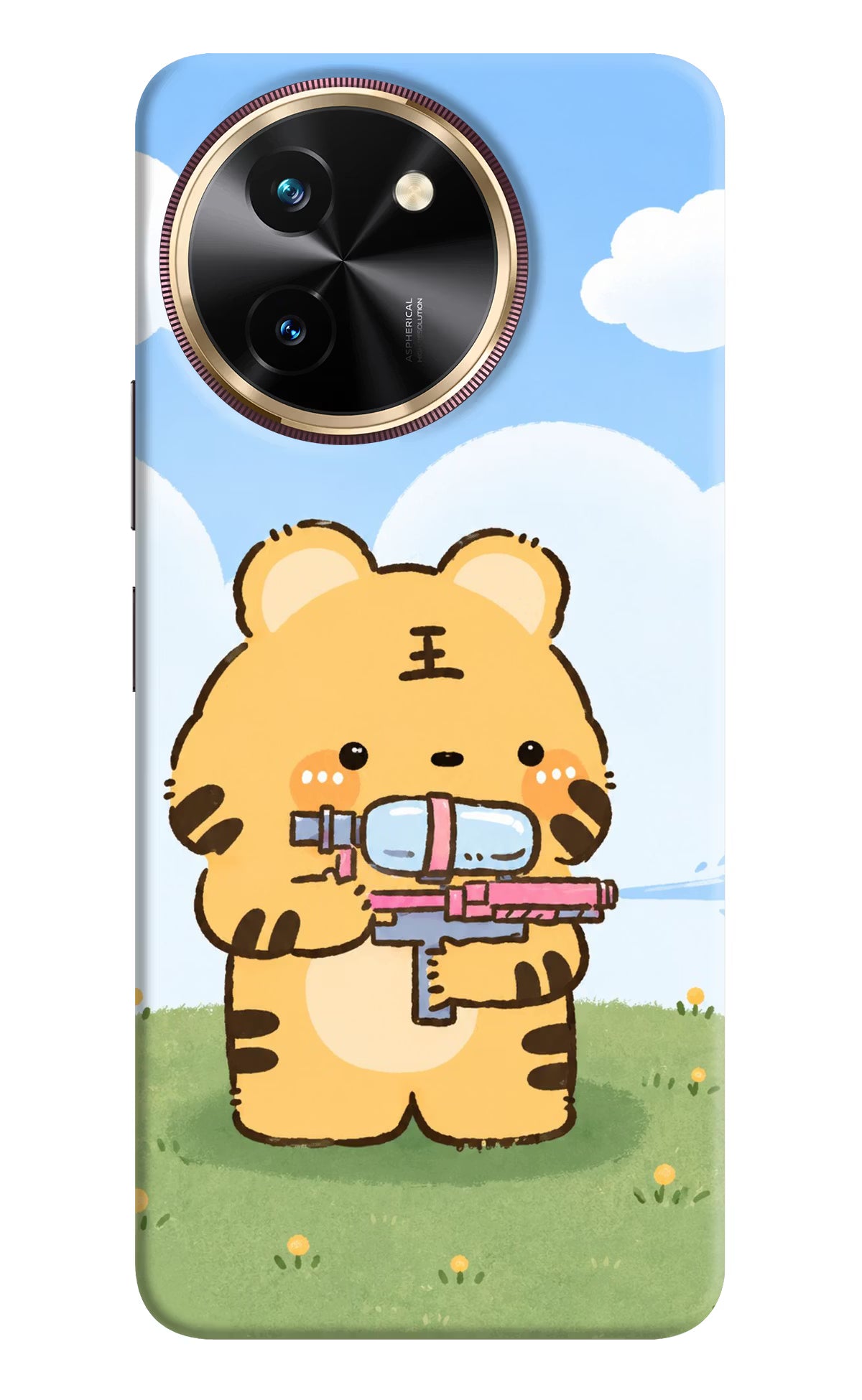 Tiger Treat Vivo T3x Back Cover