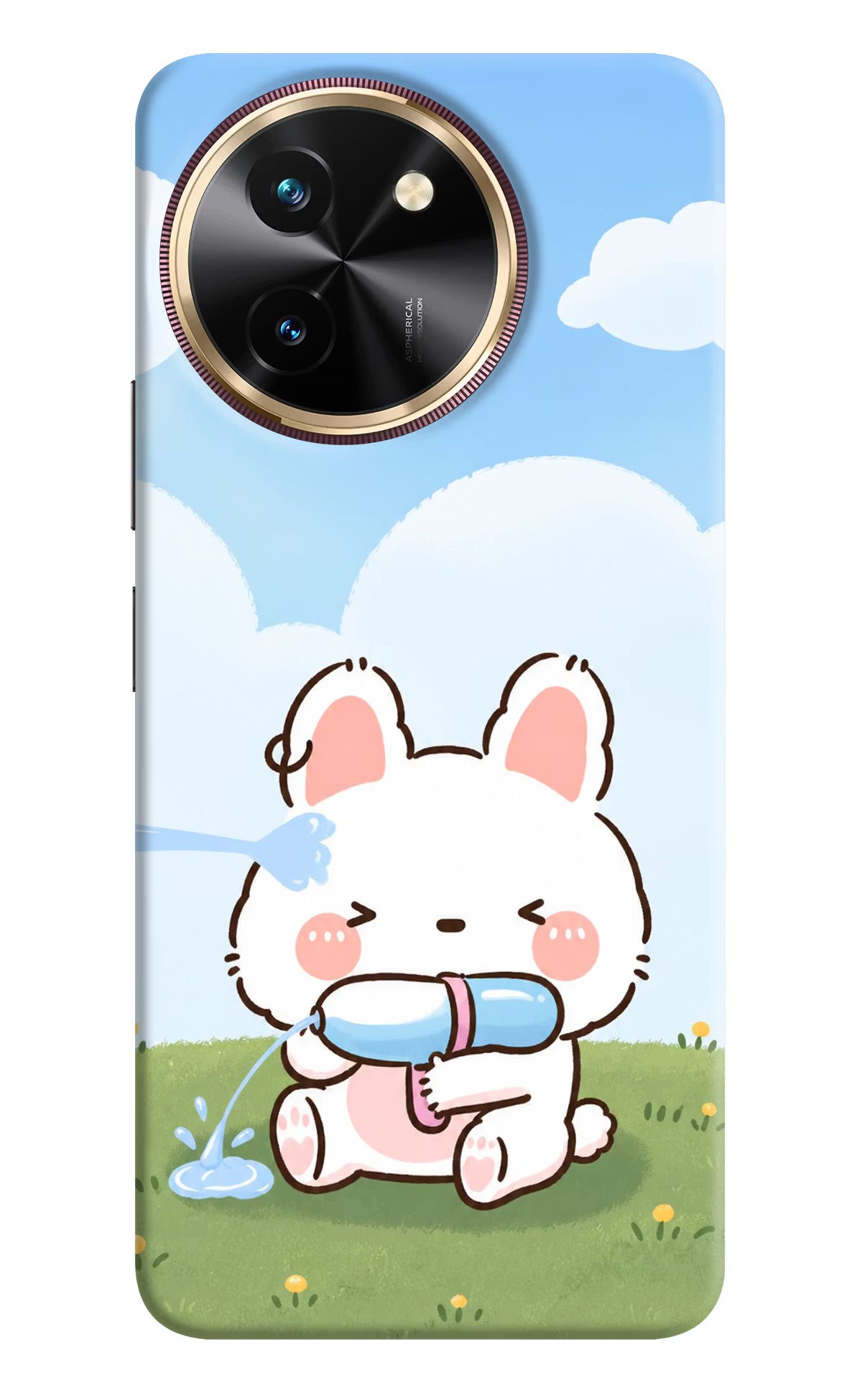 Bunny Treat Vivo T3x Back Cover