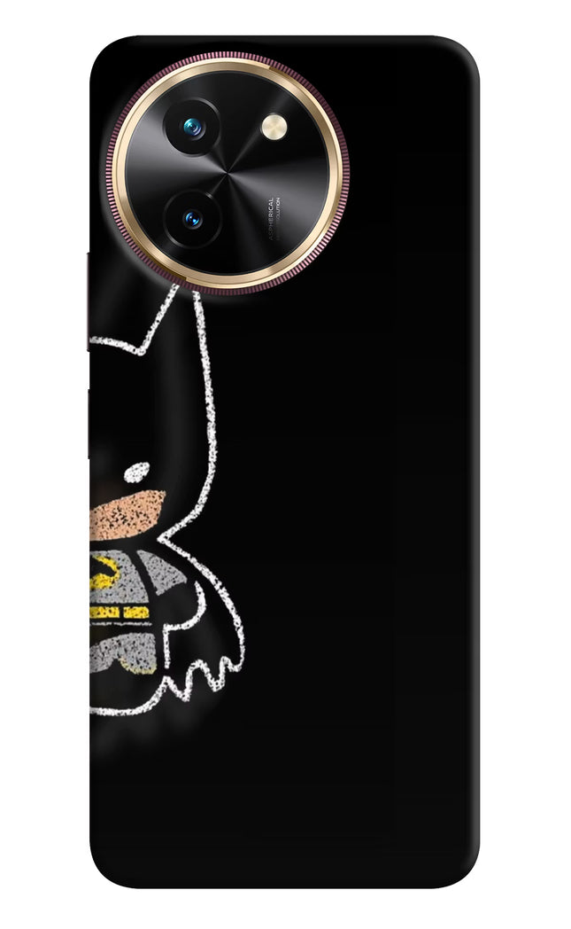 Bat Kitty Vivo T3x Hard Case Back Cover by Casekaro