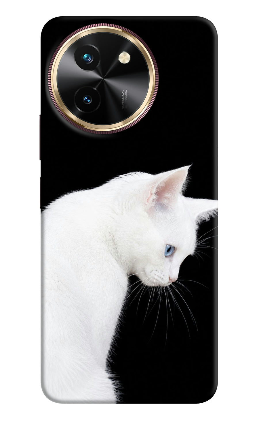 Snow Gaze Vivo T3x Back Cover, Hard case