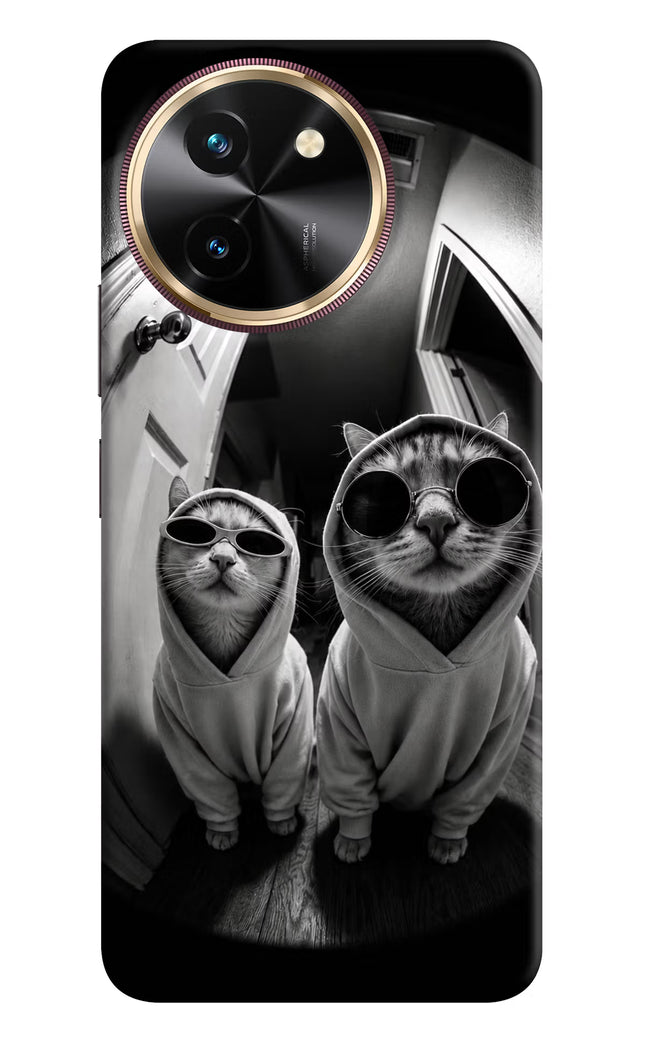 Hood Cats Vivo T3x Hard Case Back Cover by Casekaro