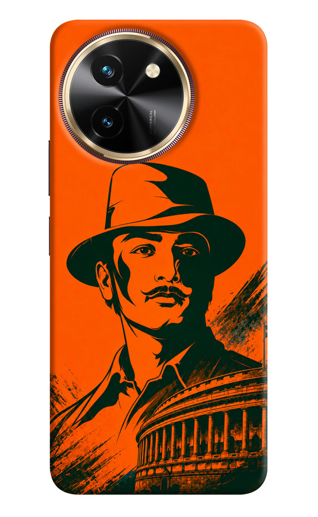 Bhagat Singh Legacy Vivo T3x Hard Case Back Cover by Casekaro