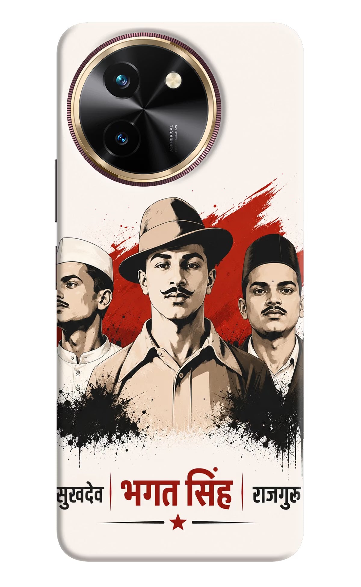 Sardar Patel Iron Will Vivo T3x Back Cover