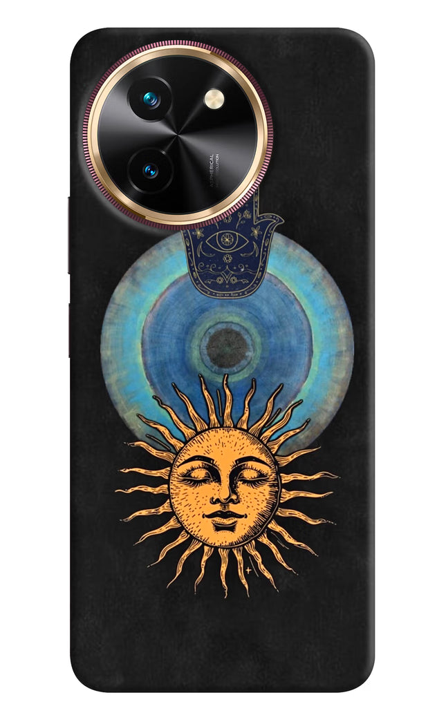 Divine Sun Vivo T3x Hard Case Back Cover by Casekaro