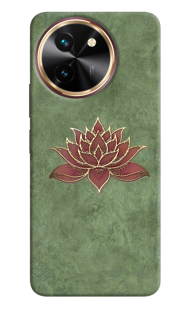 Lotus Grace Vivo T3x Hard Case Back Cover by Casekaro