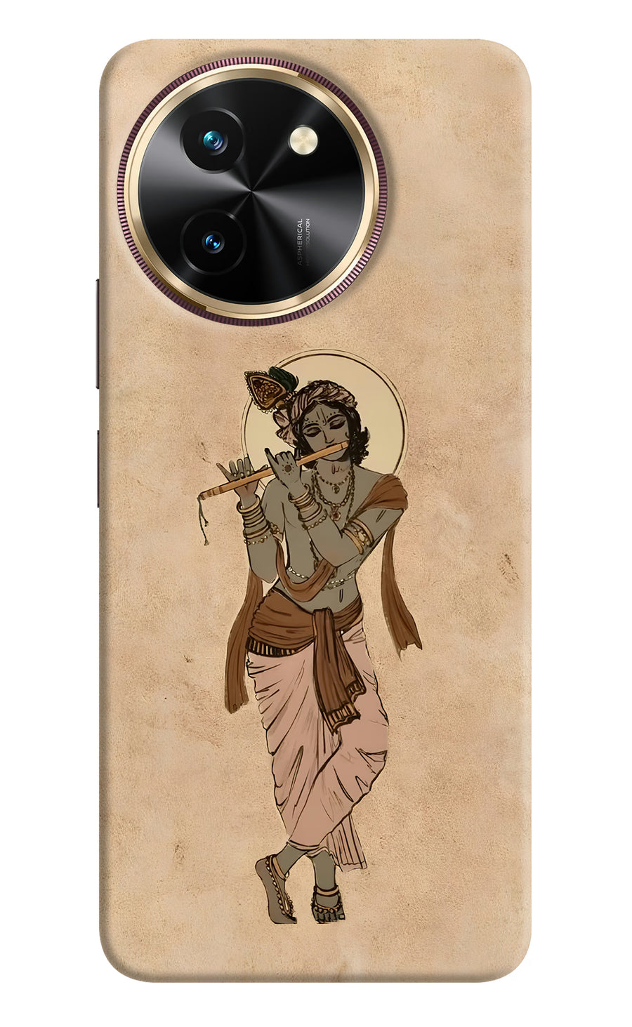 Krishna Vivo T3x Back Cover, Hard case