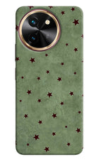 Green Stars Vivo T3x Hard Case Back Cover by Casekaro