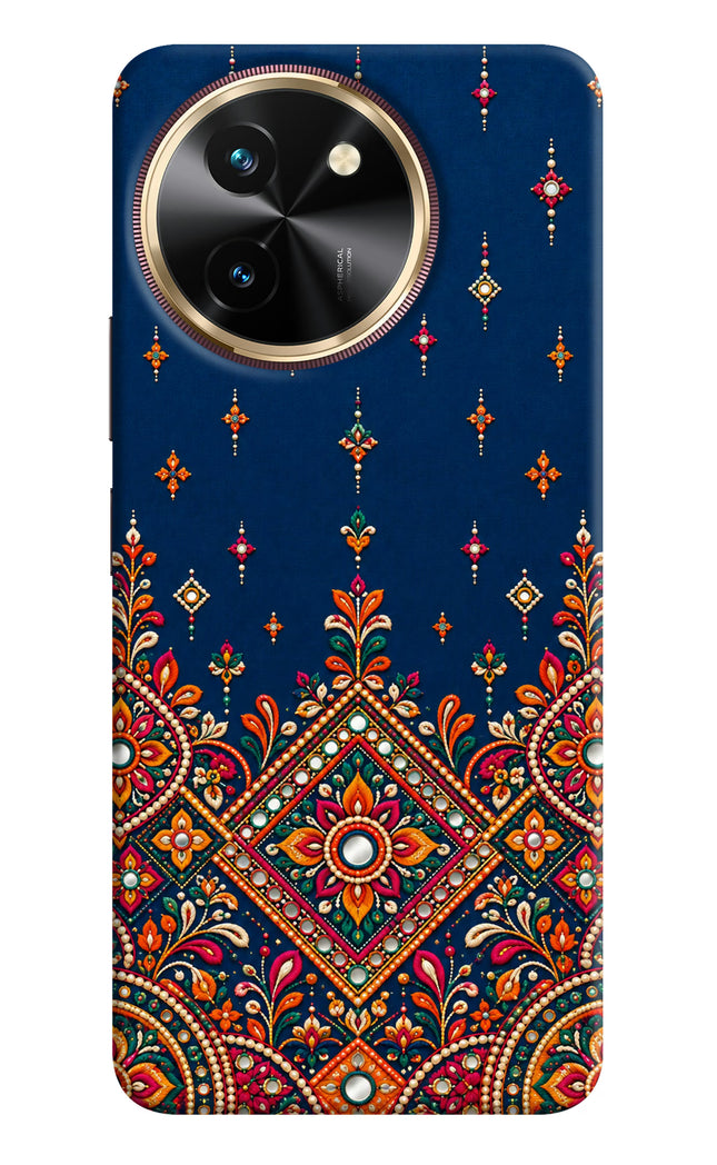 Neel Noor Vivo T3x Hard Case Back Cover by Casekaro