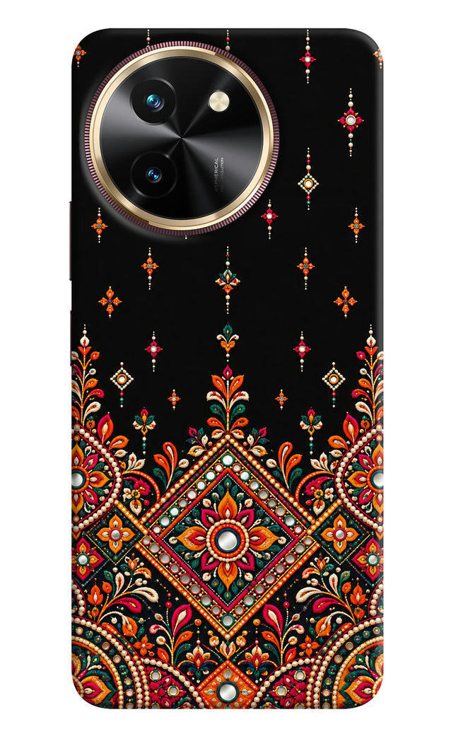 Noir Mehfil Vivo T3x Hard Case Back Cover by Casekaro