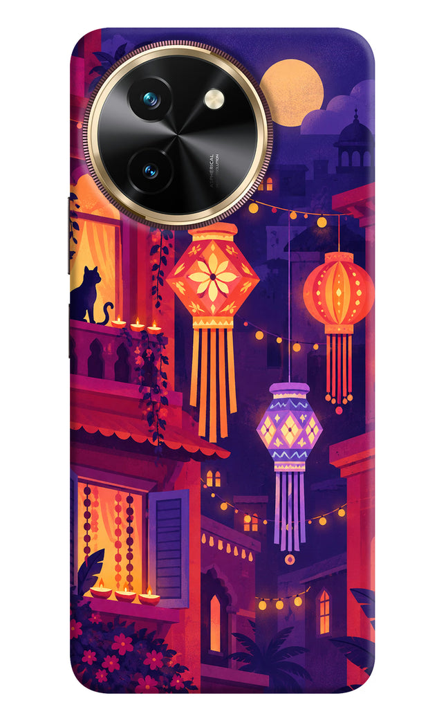 Lantern Lane Vivo T3x Hard Case Back Cover by Casekaro