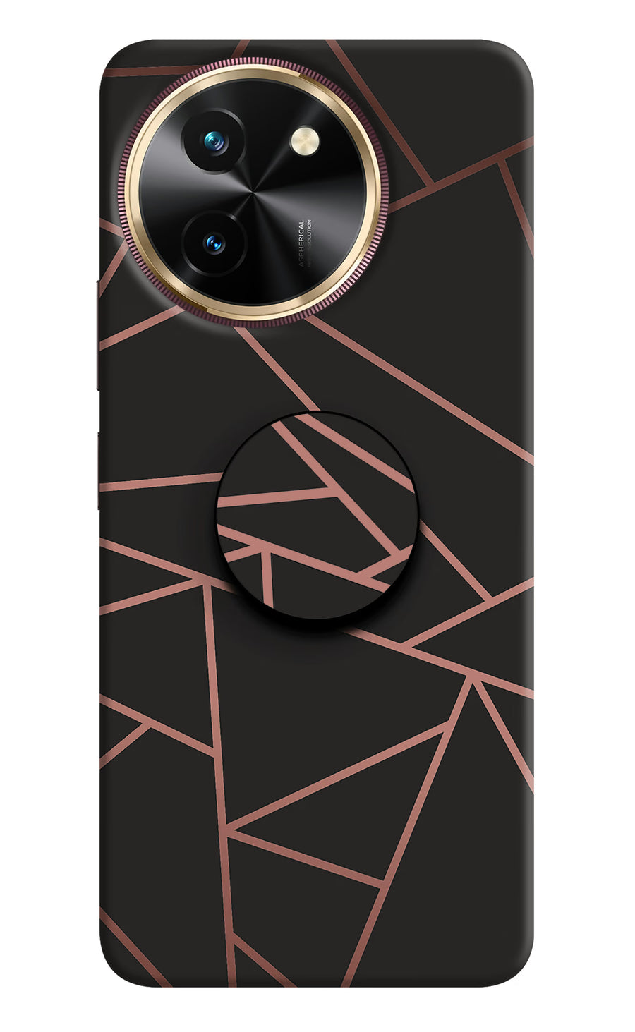 Geometric Pattern Vivo T3x Pop Case, Hard case