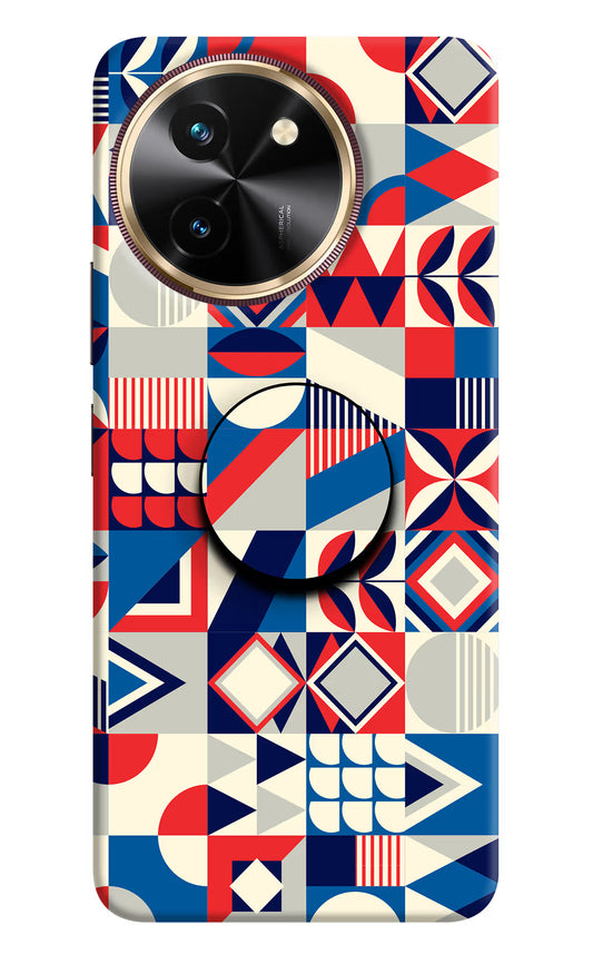 Colorful Pattern Vivo T3x Pop Case by Casekaro