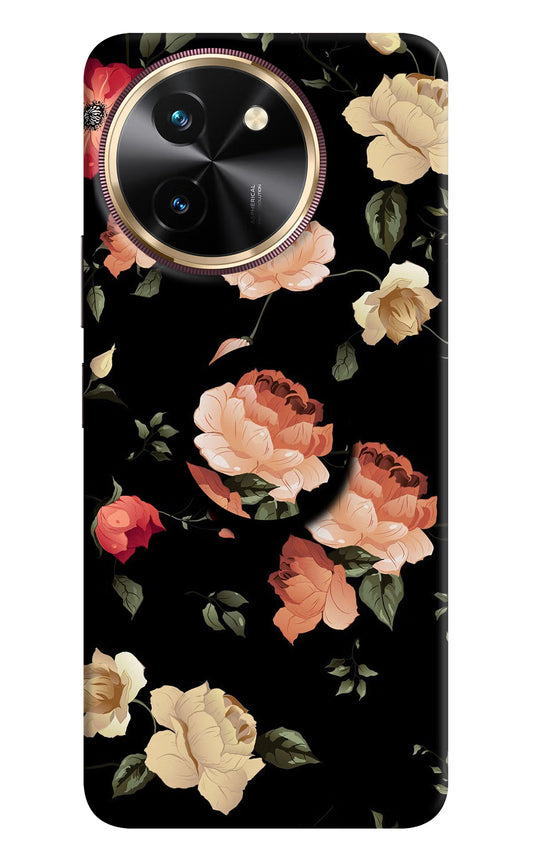 Flowers Vivo T3x Pop Case by Casekaro