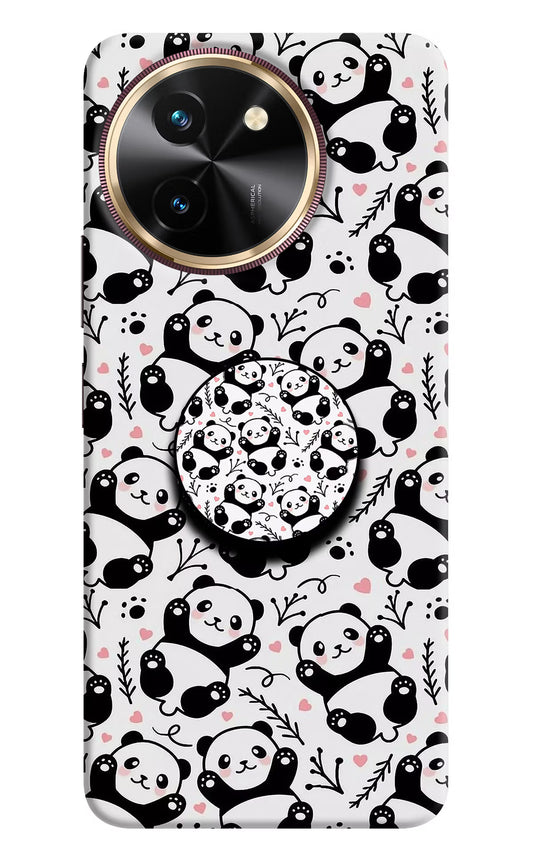 Cute Panda Vivo T3x Pop Case by Casekaro