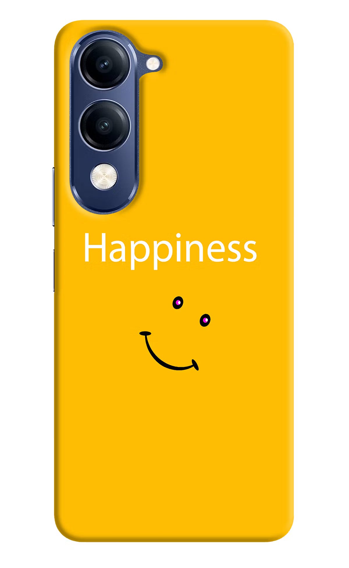 Happiness With Smiley Vivo V40 Lite Hard Case Back Cover by Casekaro