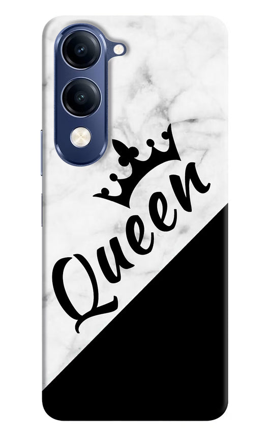 Queen Vivo V40 Lite Hard Case Back Cover by Casekaro