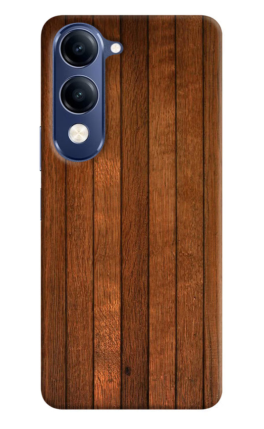 Wooden Artwork Bands Vivo V40 Lite Hard Case Back Cover by Casekaro