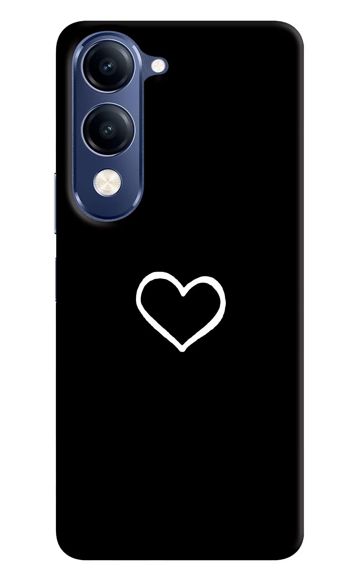 Heart Vivo V40 Lite Hard Case Back Cover by Casekaro