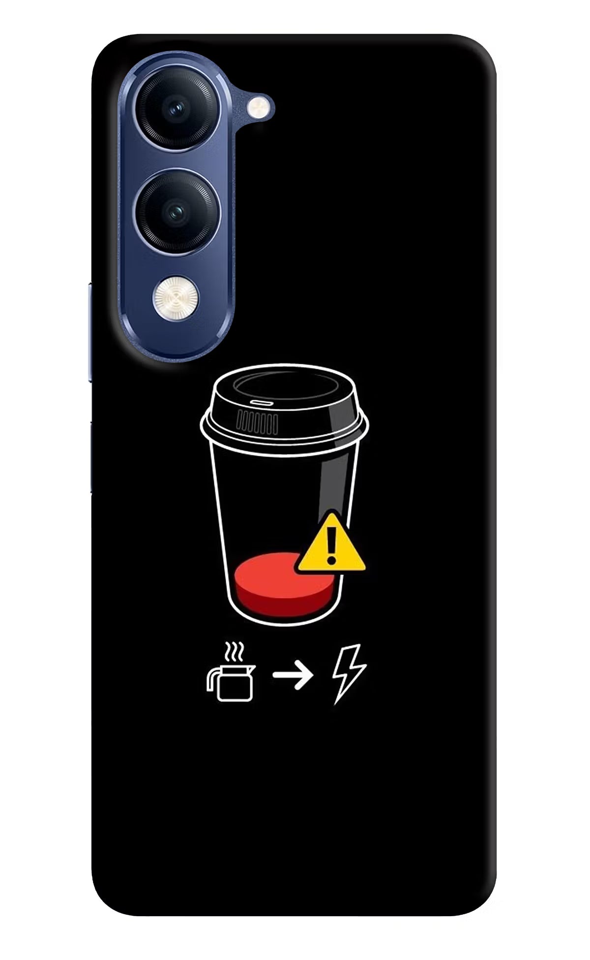 Coffee Vivo V40 Lite Hard Case Back Cover by Casekaro