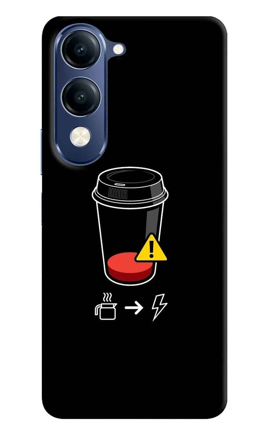 Coffee Vivo V40 Lite Back Cover, Hard case