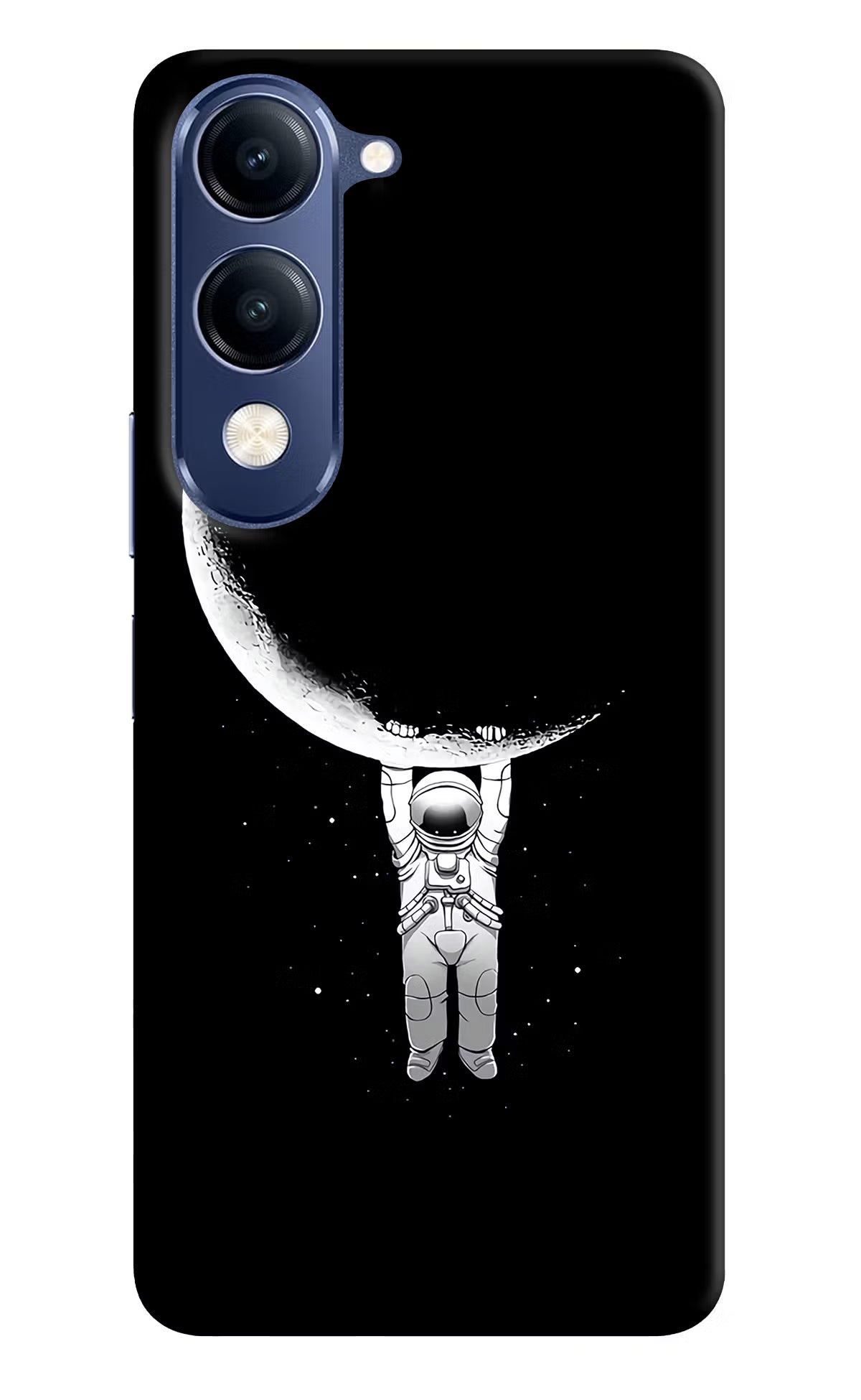 Moon Space Vivo V40 Lite Hard Case Back Cover by Casekaro