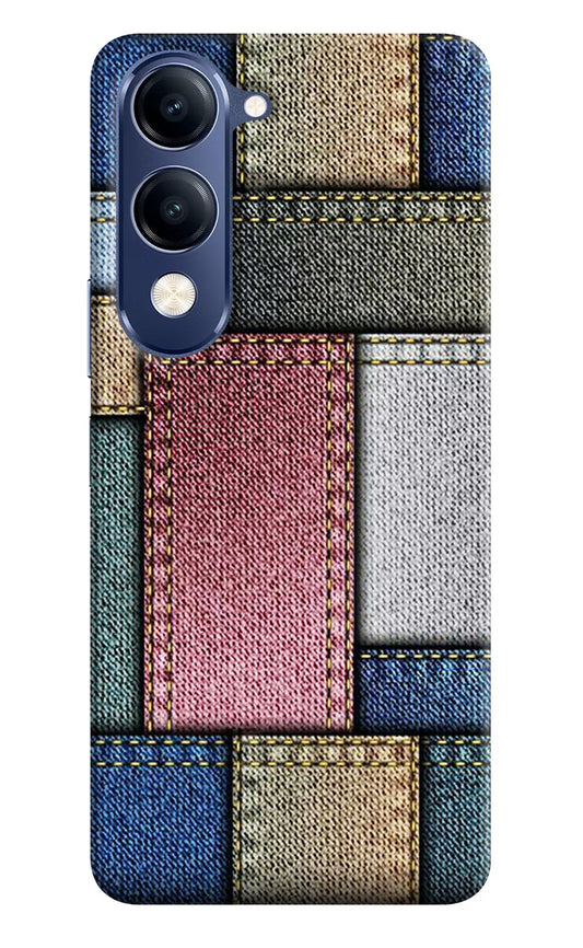 Multicolor Jeans Vivo V40 Lite Hard Case Back Cover by Casekaro