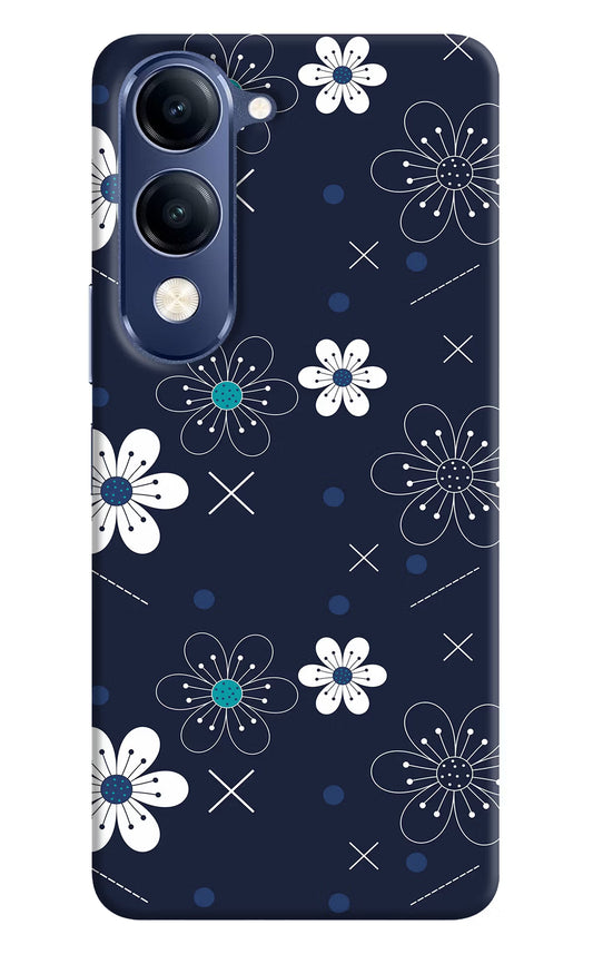 Flowers Vivo V40 Lite Hard Case Back Cover by Casekaro