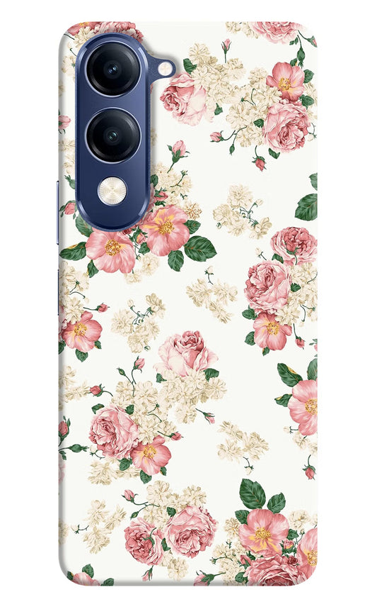 Flowers Vivo V40 Lite Hard Case Back Cover by Casekaro