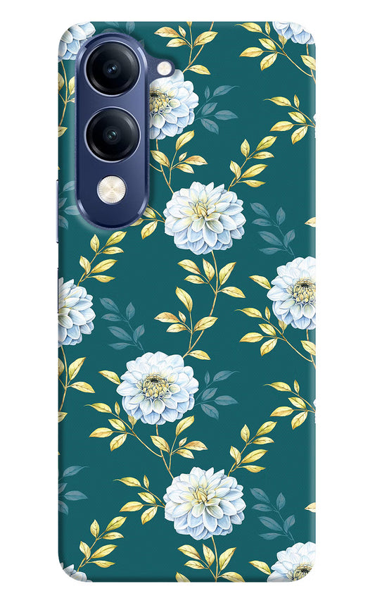 Flowers Vivo V40 Lite Hard Case Back Cover by Casekaro