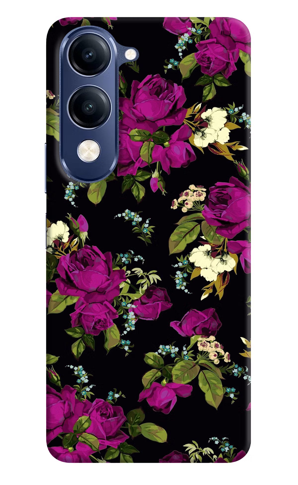 Flowers Vivo V40 Lite Hard Case Back Cover by Casekaro