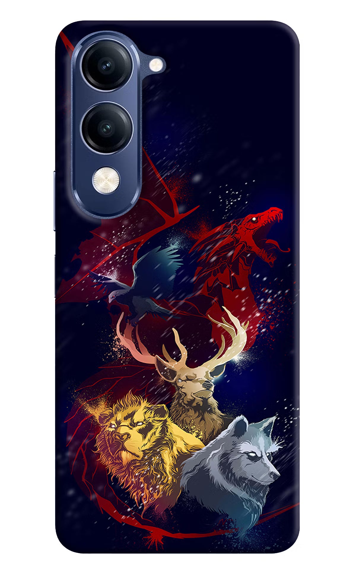 Game Of Thrones Vivo V40 Lite Hard Case Back Cover by Casekaro