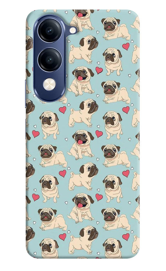 Pug Dog Vivo V40 Lite Hard Case Back Cover by Casekaro