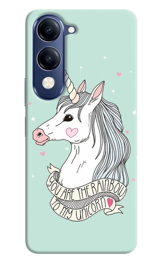 Unicorn Wallpaper Vivo V40 Lite Hard Case Back Cover by Casekaro