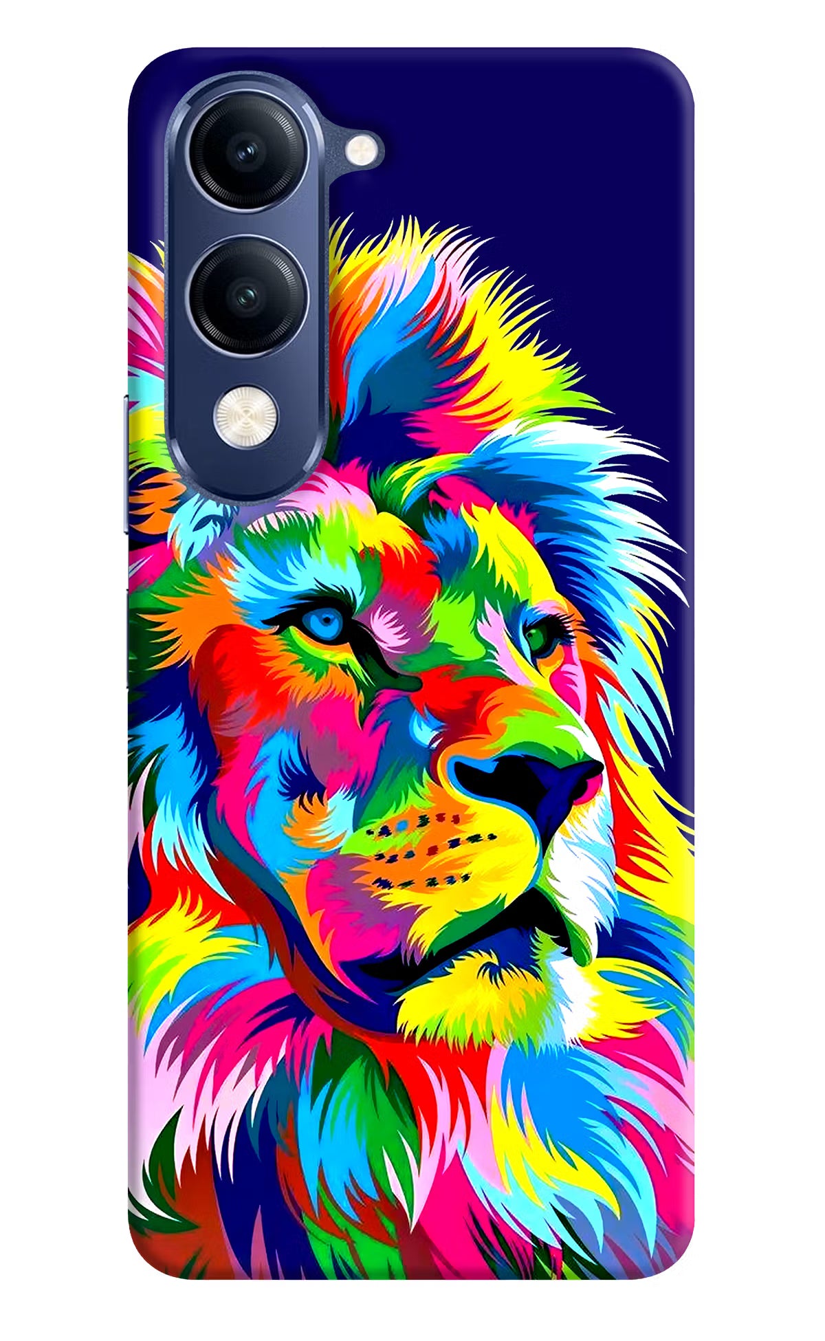 Vector Art Lion Vivo V40 Lite Hard Case Back Cover by Casekaro