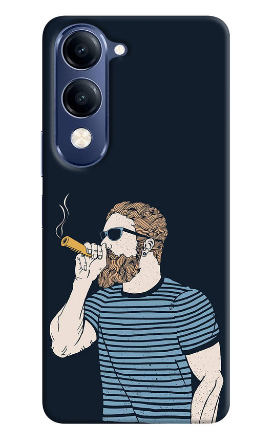 Smoking Vivo V40 Lite Hard Case Back Cover by Casekaro