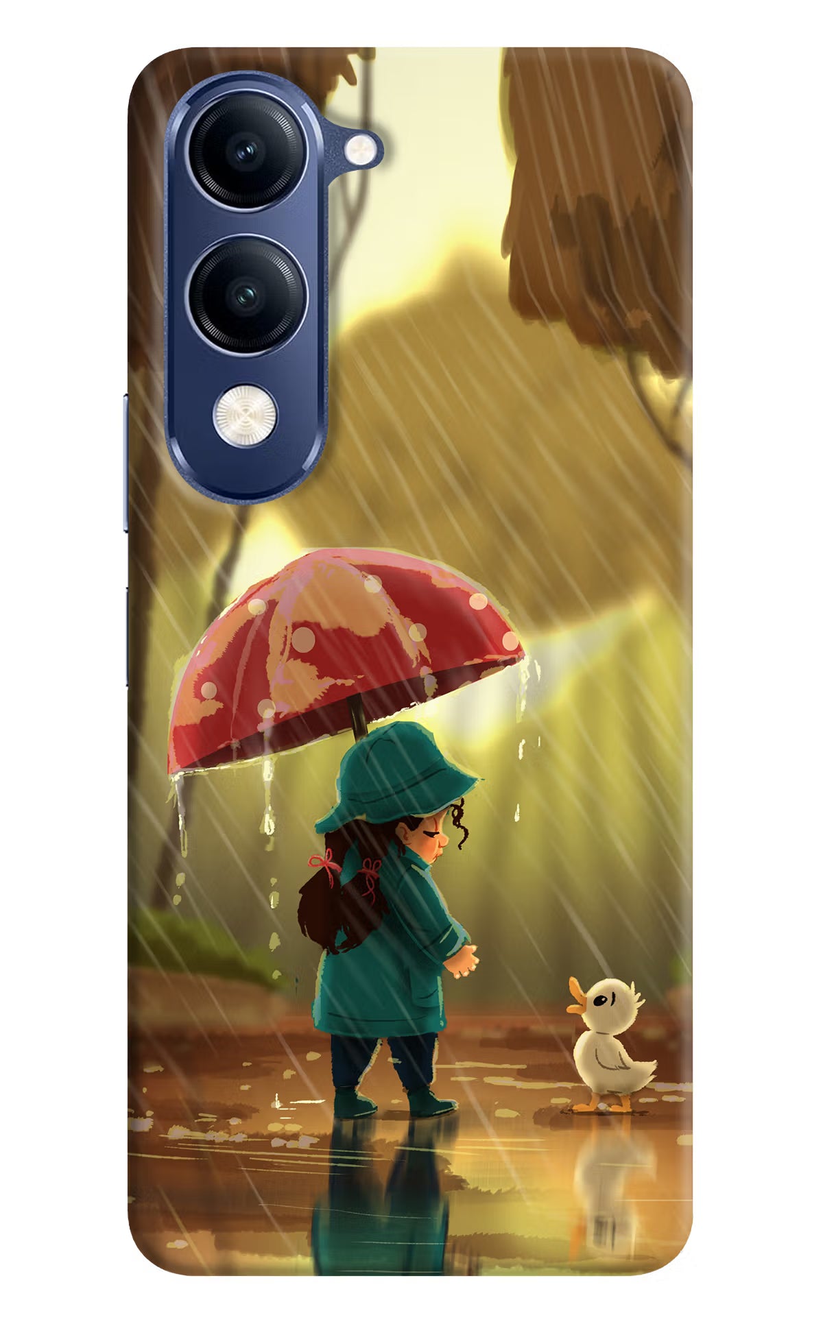 Rainy Day Vivo V40 Lite Hard Case Back Cover by Casekaro