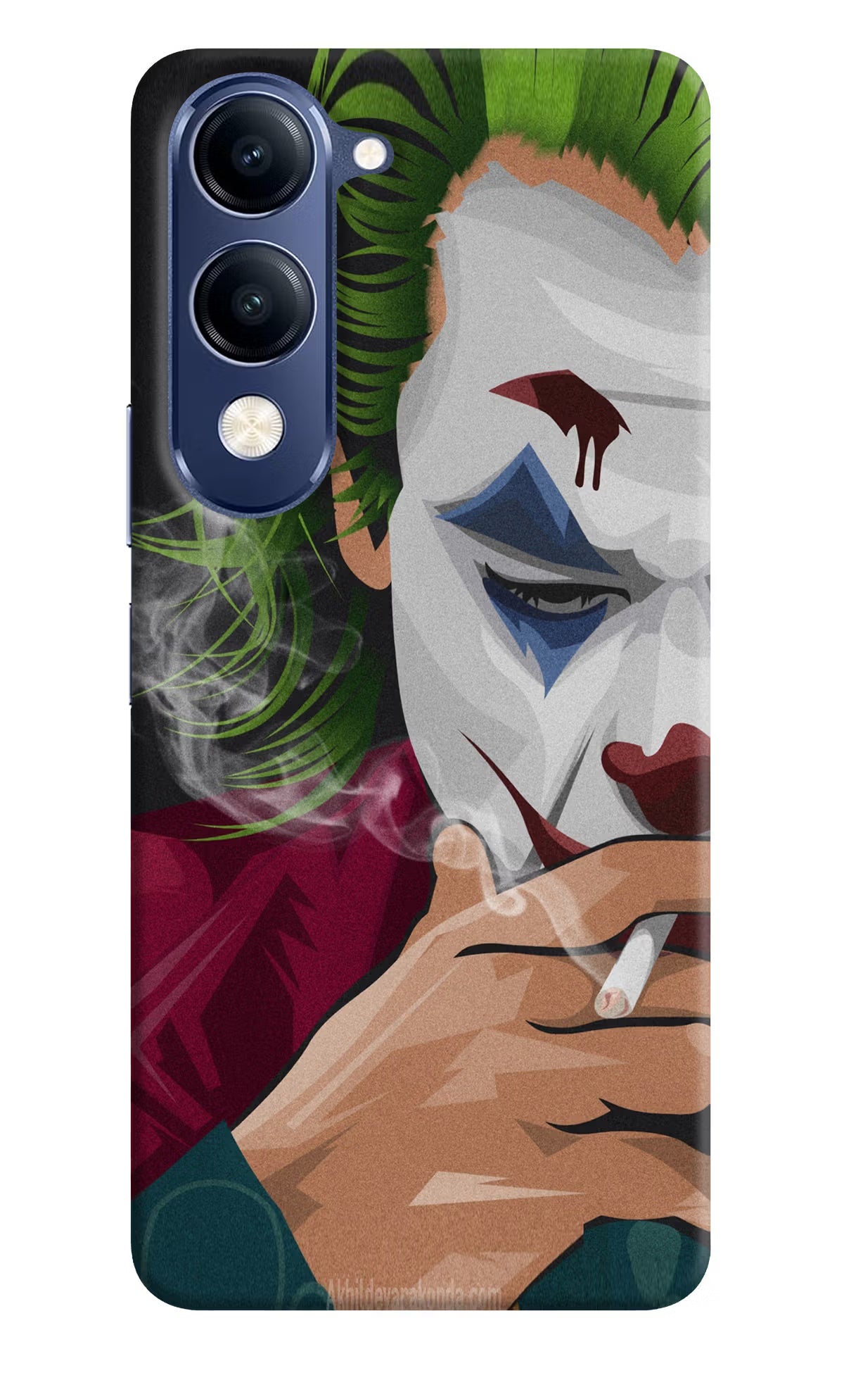 Joker Smoking Vivo V40 Lite Hard Case Back Cover by Casekaro