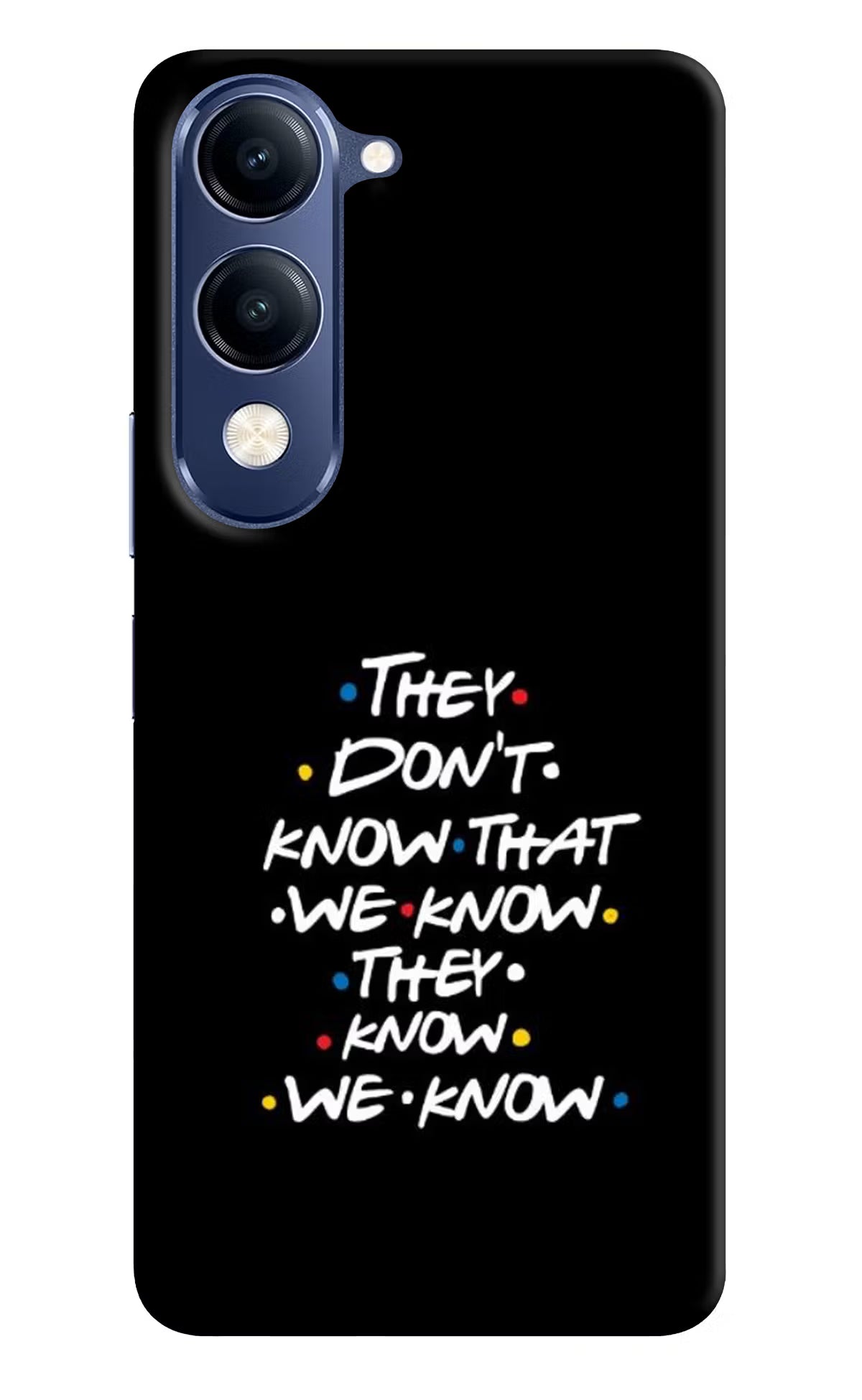 FRIENDS Dialogue Vivo V40 Lite Hard Case Back Cover by Casekaro