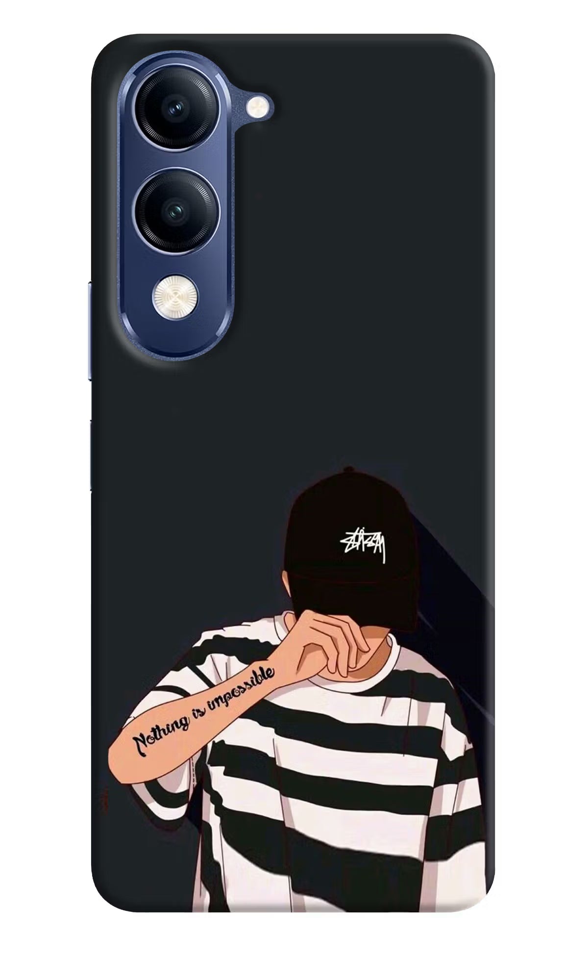 Aesthetic Boy Vivo V40 Lite Hard Case Back Cover by Casekaro