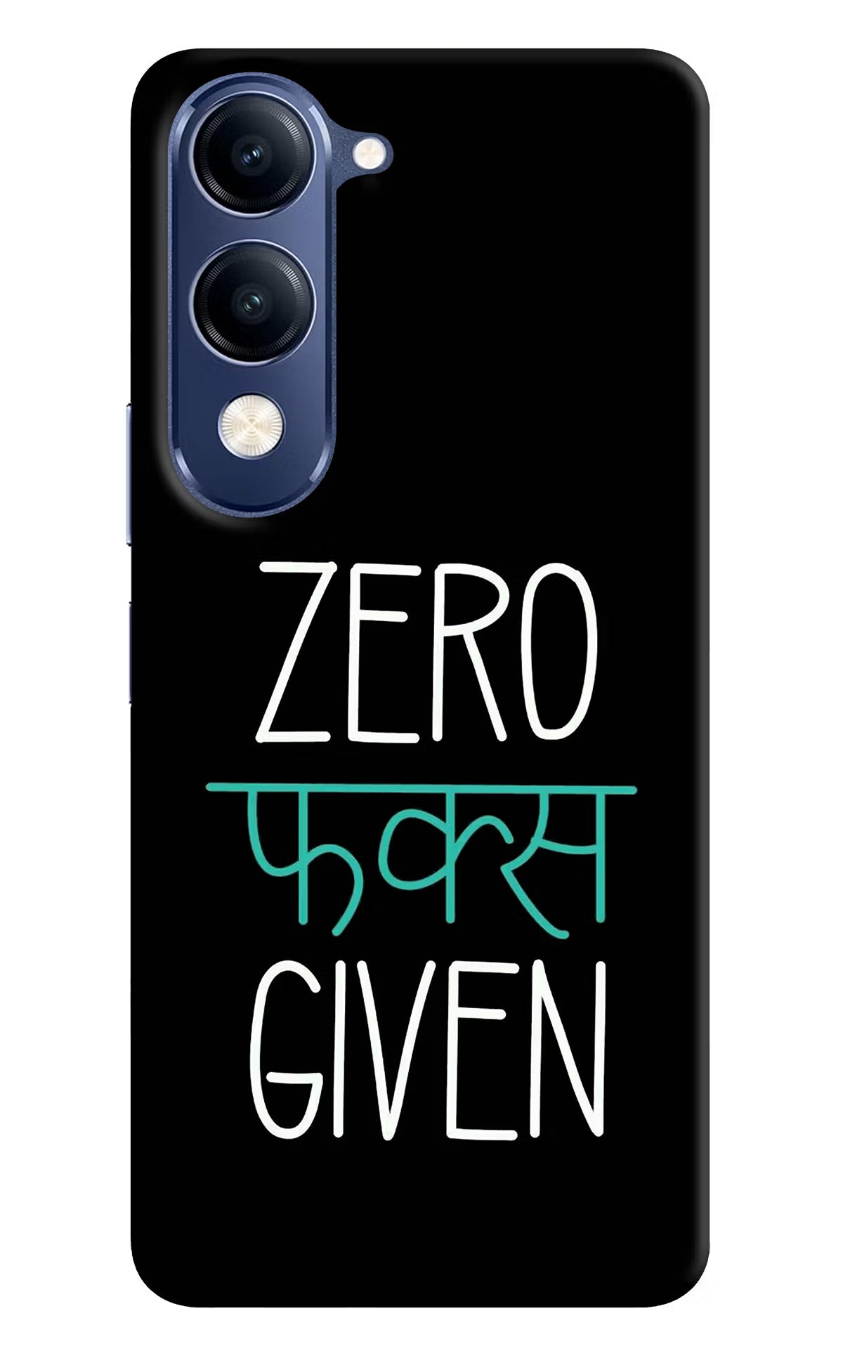 Zero Fucks Given Vivo V40 Lite Hard Case Back Cover by Casekaro