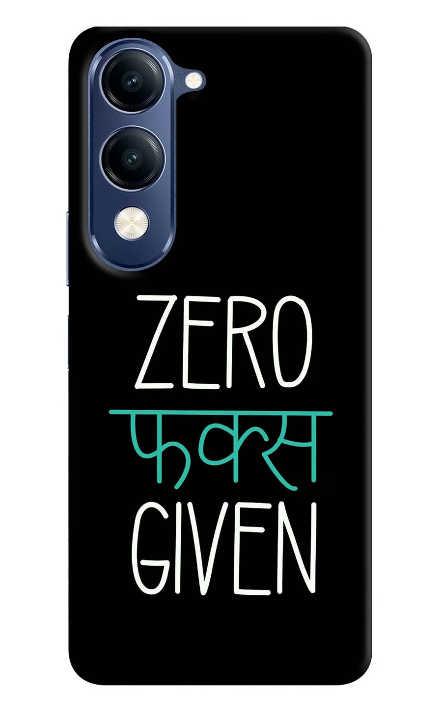 Zero Fucks Given Vivo V40 Lite Back Cover, Hard case