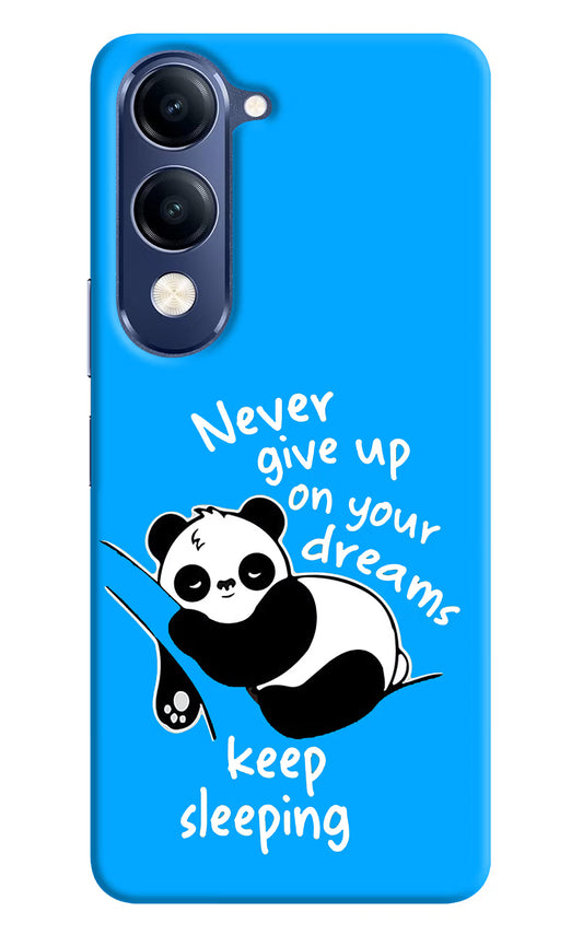 Keep Sleeping Vivo V40 Lite Hard Case Back Cover by Casekaro