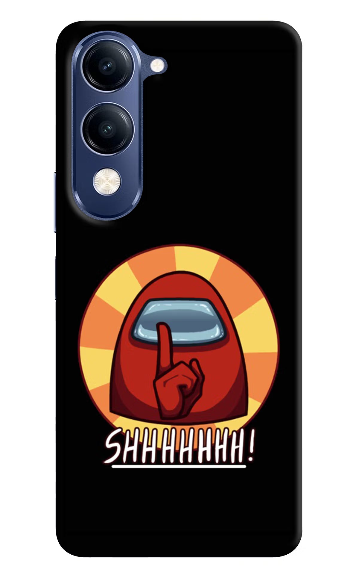 Among Us Shhh! Vivo V40 Lite Hard Case Back Cover by Casekaro