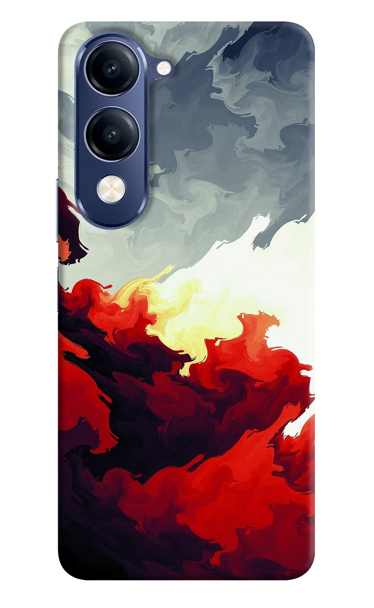 Fire Cloud Vivo V40 Lite Hard Case Back Cover by Casekaro